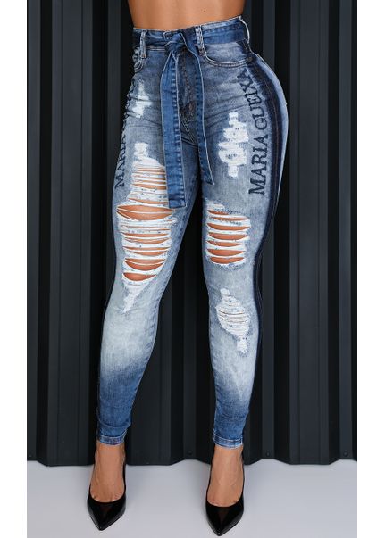 calça jeans cintura super alta
