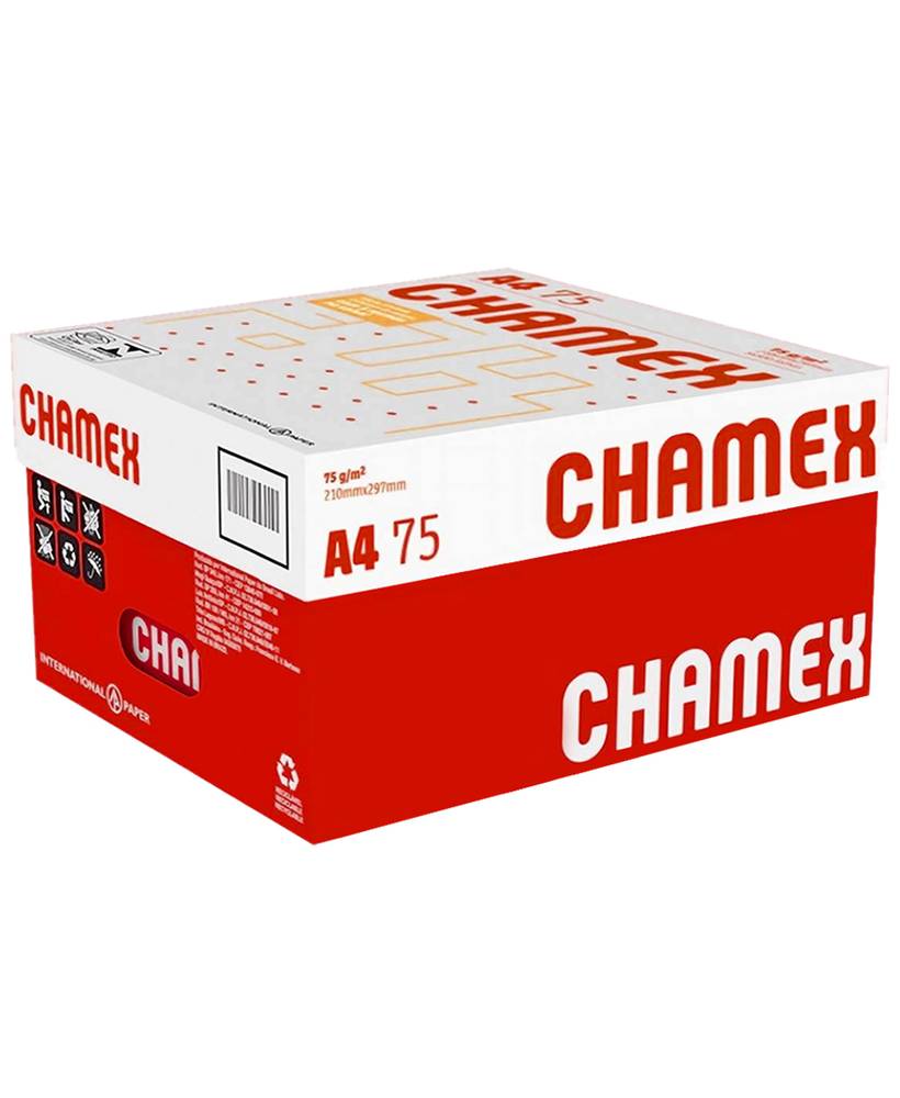 Papel Sulfite A4 75g Chamex A4 Cx 10 Chamex 1347