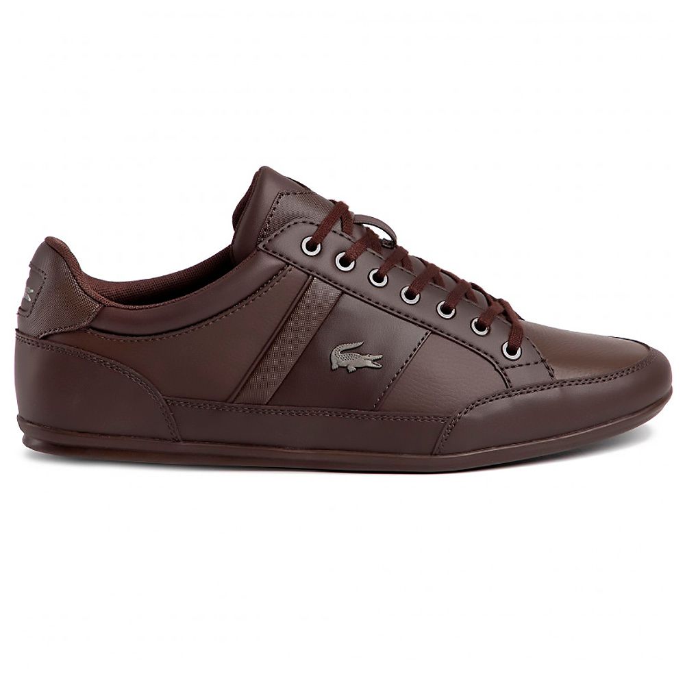 Brown lacoste sneakers