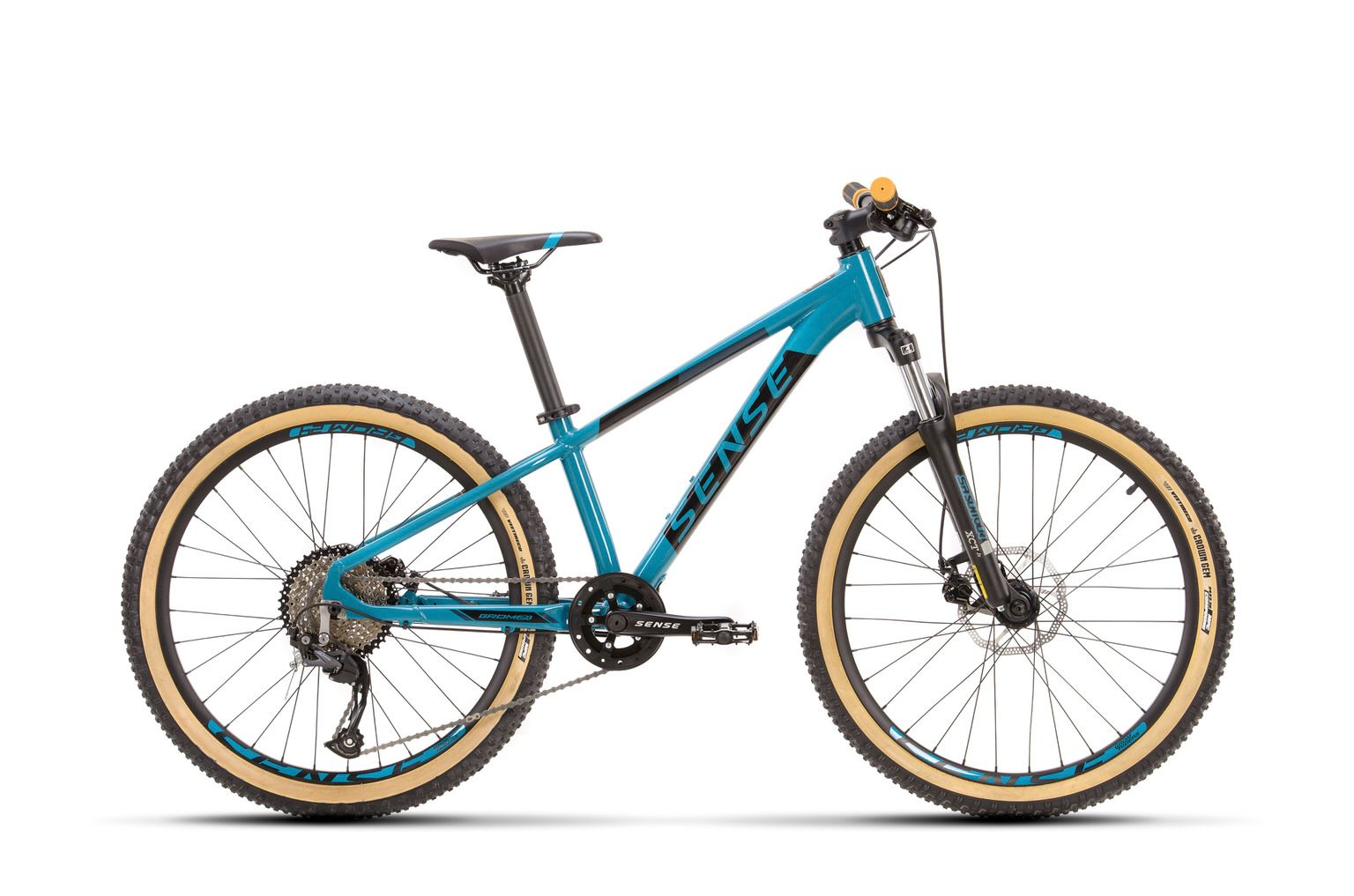 Bicicleta Aro 24 APOLLO Preto/Azul Anis - Produto - Pererê Peças